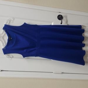 Cobalt Blue A Line Dress 10